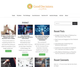 Gooddecisions.com(Good decisions) Screenshot
