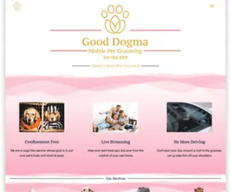 Gooddogmainc.com(Good Dogma Incorporated) Screenshot