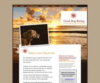 Gooddogrising.com(Good Dog Rising) Screenshot