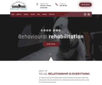 Gooddogtraining.com.au(Good Dog) Screenshot