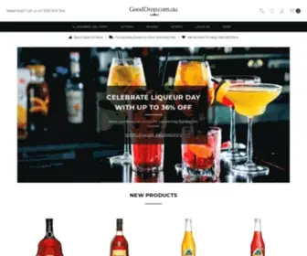 Gooddrop.com.au(Buy Alcohol Online In Australia at GoodDrop) Screenshot