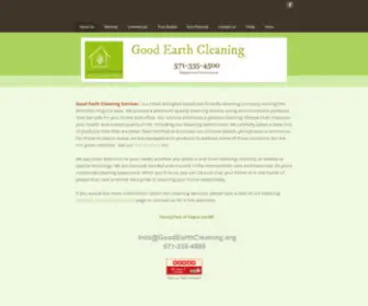 Goodearthcleaning.org(About Us) Screenshot