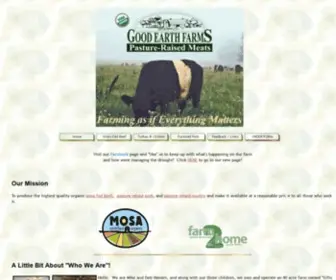 Goodearthfarms.com(Pasture Raised Pork and Poultry (Chicken)) Screenshot