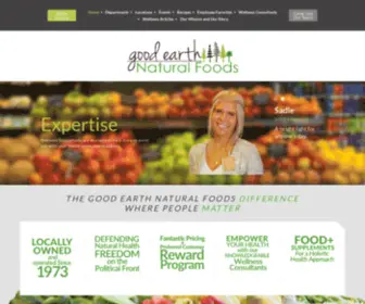 Goodearthnaturalfoods.com(Good Earth) Screenshot