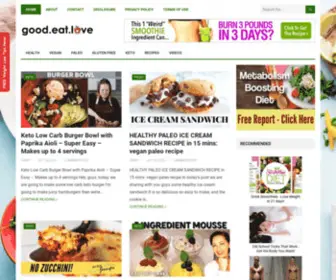 Goodeatlove.com(Good Eat Love) Screenshot