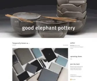 Goodelephant.com(Good elephant pottery) Screenshot