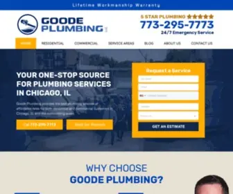 Goodeplumbing.com(Goode Plumbing) Screenshot