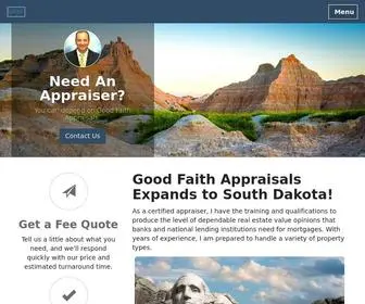 Goodfaithappraisals.net(Real Estate Appraisal) Screenshot