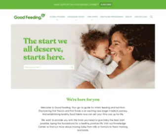 Goodfeeding.com(Infant Feeding & Nutrition Guides) Screenshot