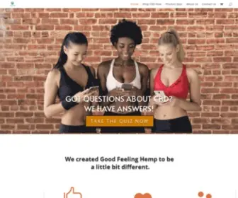 Goodfeelinghemp.com(Good Feeling Hemp) Screenshot