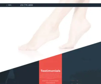 Goodfeetsanantonio.com(San Antonio Plantar Fasciitis) Screenshot