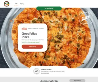 Goodfellaspizzaalbuquerque.com(Get 5% off your pizza delivery order) Screenshot