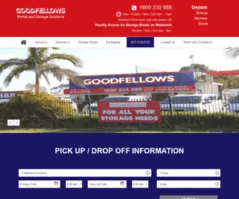 Goodfellows.com.au(Rental and Storage Solutions) Screenshot