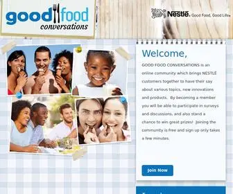 Goodfoodconversations.co.za(Good Food Conversations) Screenshot