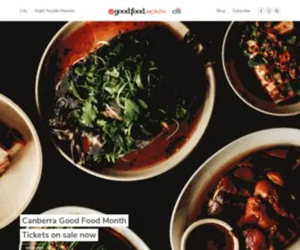 Goodfoodmonth.com(Sydney Good Food Month presented by Citi) Screenshot