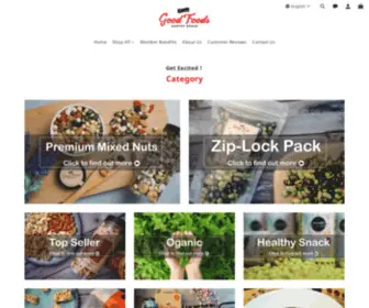 GoodfoodsWorld.com(Home) Screenshot