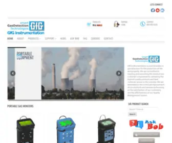 Goodforgas.com(GfG Instrumentation) Screenshot