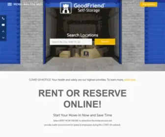 Goodfriendstorage.com(Goodfriend Self) Screenshot