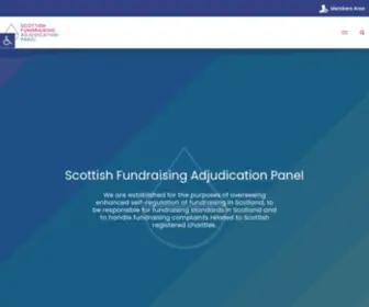 Goodfundraising.scot(Scottish Fundraising Adjudication Panel) Screenshot