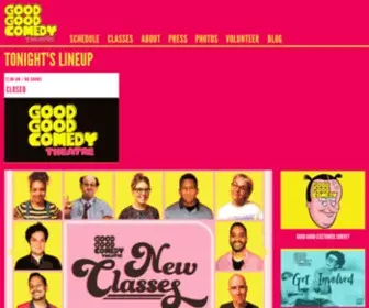 Goodgoodcomedy.com(Good Good Comedy Theatre) Screenshot