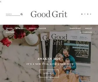 Goodgritmag.com(Good Grit Magazine) Screenshot