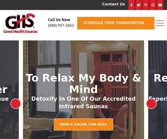 Goodhealthsaunas.com(Good Health Saunas) Screenshot