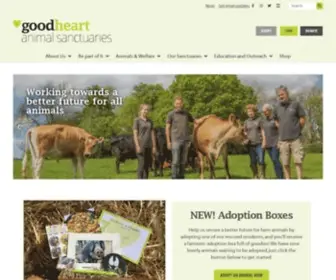 Goodheartanimalsanctuaries.com(Animal Charity) Screenshot