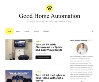 Goodhomeautomation.com(Good Home Automation) Screenshot