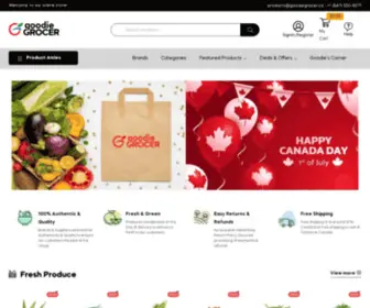 Goodiegrocer.ca(Buy quality Indian grocery online from Goodie Grocer) Screenshot