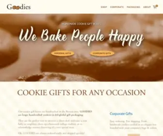 Goodieshomemade.com(HOMEMADE COOKIE GIFT BOXES) Screenshot