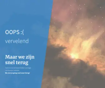 Goodinc.nl(We zijn snel terug) Screenshot