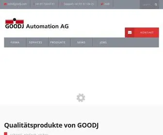 Goodj.ch(GOODJ Automation AG) Screenshot