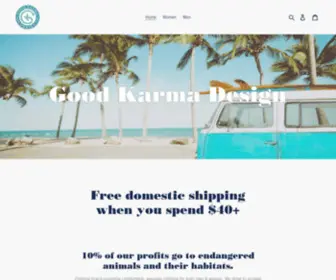 Goodkarmadesign.com(Good Karma Design) Screenshot