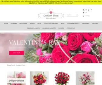 Goodlandflorist.com(FLORIST IN GOLETA) Screenshot