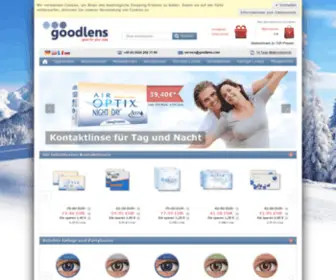 Goodlens.com(Ihr Kontaktlinsenspezialist) Screenshot