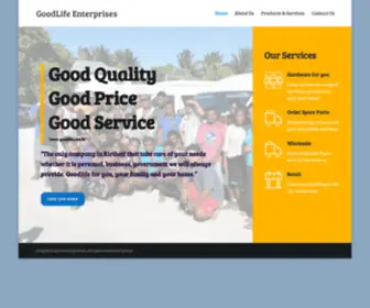 Goodlife.com.ki(GoodLife Enterprises) Screenshot