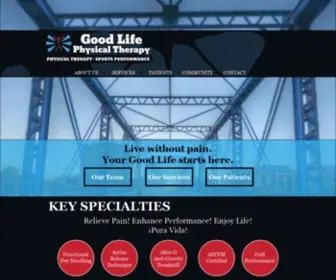 Goodlifegr.com(Good Life Physical Therapy) Screenshot