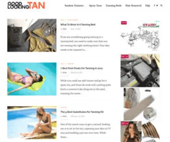 Goodlookingtan.com(Good Looking Tan) Screenshot