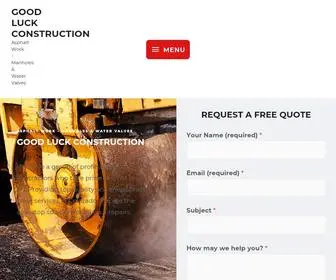 Goodluckconstruction.com(Good Luck Construction) Screenshot