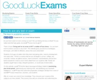 Goodluckexams.com(Good Luck Exams) Screenshot