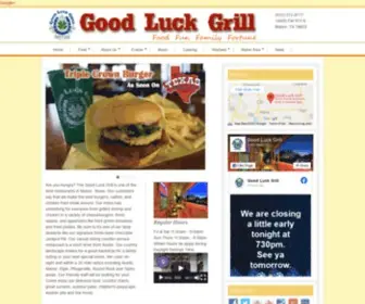 Goodluckgrill.com(American Comfort Food in Manor Texas) Screenshot