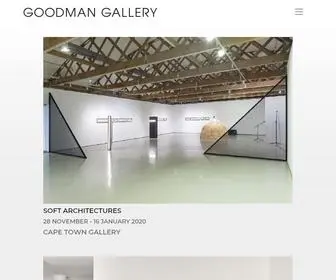 Goodman-Gallery.com(Goodman Gallery) Screenshot
