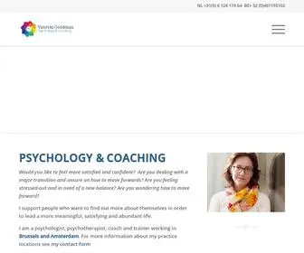 Goodmancoaching.nl(Psychologist Vanessa Goodman) Screenshot