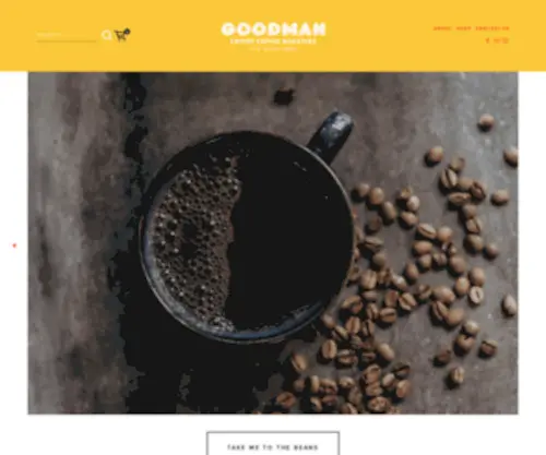 Goodmancoffeeroasters.com(Goodman Coffee) Screenshot