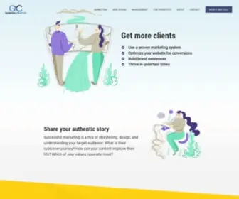 Goodmancreatives.com(Get More Clients) Screenshot