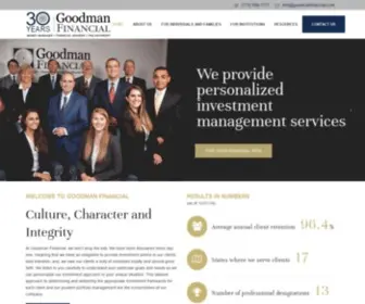 Goodmanfinancial.com(Dedicated to providing quality) Screenshot