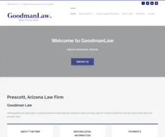 Goodmanlaw.com(Arizona law) Screenshot