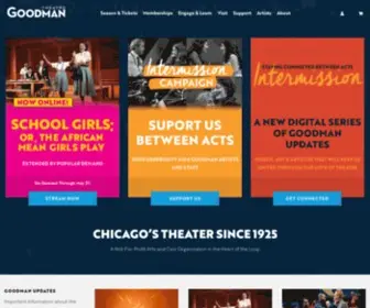 Goodmantheatre.org(Goodman Theatre) Screenshot