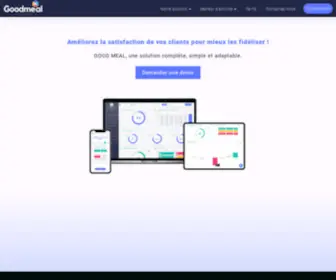 Goodmeal.fr(GOOD MEAL : logiciel de pilotage de la satisfaction et fidélisation clients) Screenshot