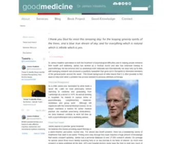 Goodmedicine.org.uk(Good Medicine) Screenshot